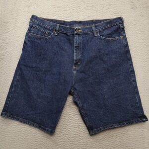 Wrangler Denim Shorts Mens 40 Blue Jean Relaxed Fit‎ Comfort Guaranteed Spandex